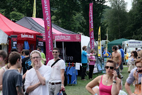 Plenty of folk at the event.