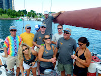 Verve Cup 2011 / Sunday after racing:  Vayu crew
