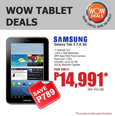 SM Appliance Promo Samsung Tab SM Appliance Promo Samsung Tab