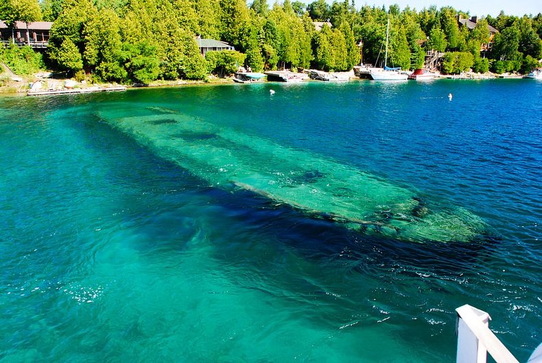 Shipwrecks At Big Tub Harbour In Lake Huron Amusing Planet
