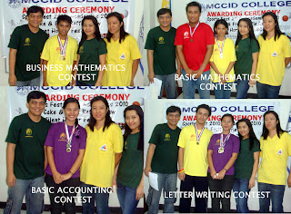 Academic Contest Winners (Ma'am Charmagne Gaspar & Ma'am Christina Malay, In-charge)
