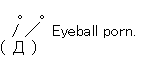 Eyeball porn