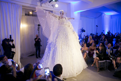 Reem Acra made this dress for the Reem Acra made this dress for the