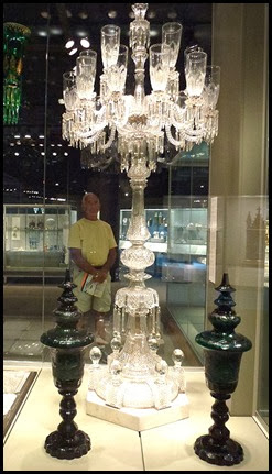 02g2 - Corning Glass Museum - Huge Glass Candelabra