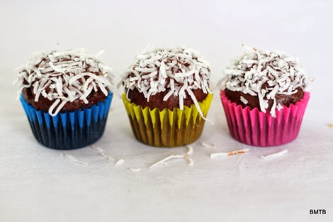 Mini Chocolate Coconut Cupcakes (5)