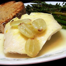 Fish Veronique (Low Fat, Diabetic Friendly)