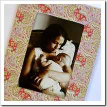 Fabric picture frame