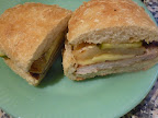 Cut in half before serving.