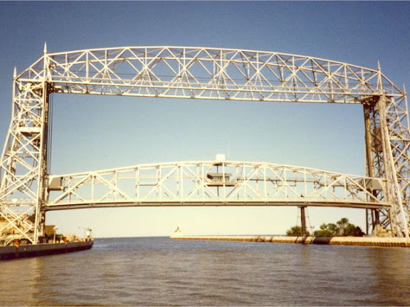 Iron bridge in Duluth, Minnesota
