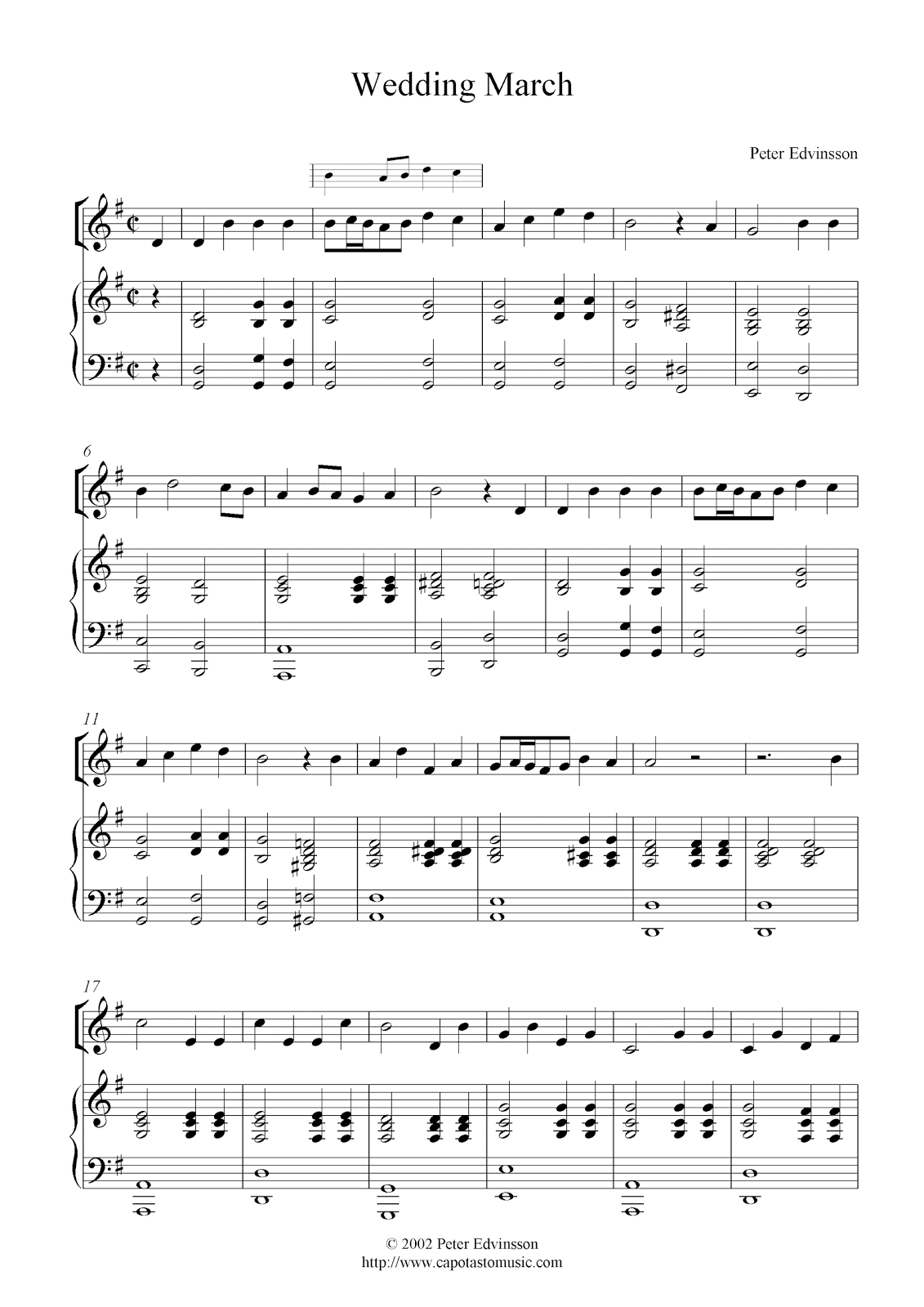 Free Sheet Music Thumbgal