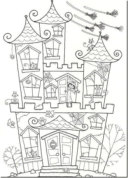 Teaching the Little Ones English : HALLOWEEN COLOURING PAGES