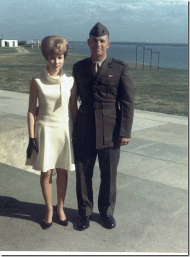 2nd LT Russell Ford and Wife at OCS Graduation