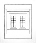 casita, 2003, pencil on paper, 19 x 16 in.