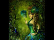 Black Eyes Green Witch