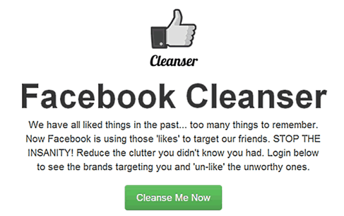 Facebook Cleanser