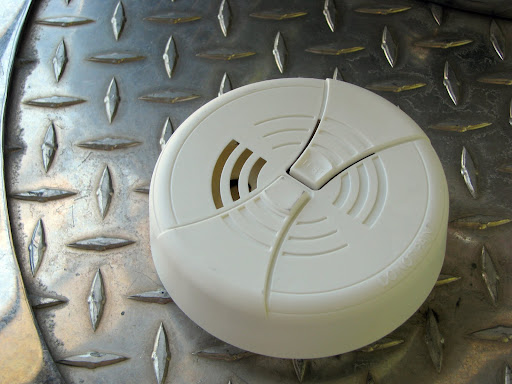 The Springfield Fire Department recommends pushing the test button weekly and changing the battery once a year.
(Photo credit: Jeremy Shreckhise)