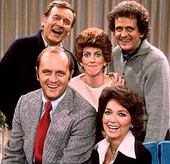 c0 The cast of the The Bob Newhart Show (1972-1978). 