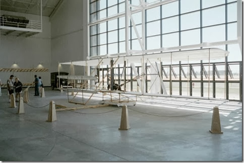 1903 Wright Flyer Replica at the Evergreen Aviation Museum in 2001