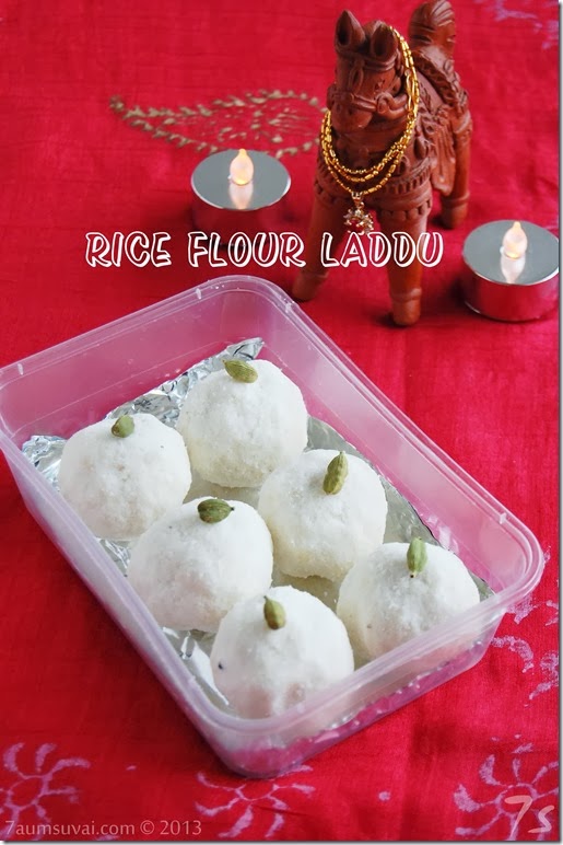Rice flour laddu