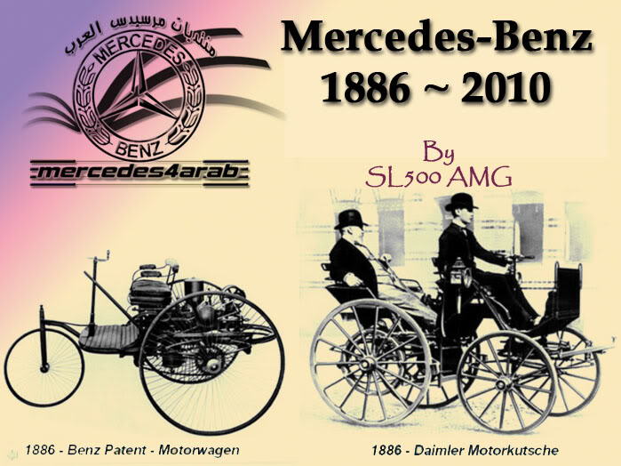 Mercedes Benz from 1886 to 2010