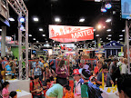 a shot of the show floor on Wednesday