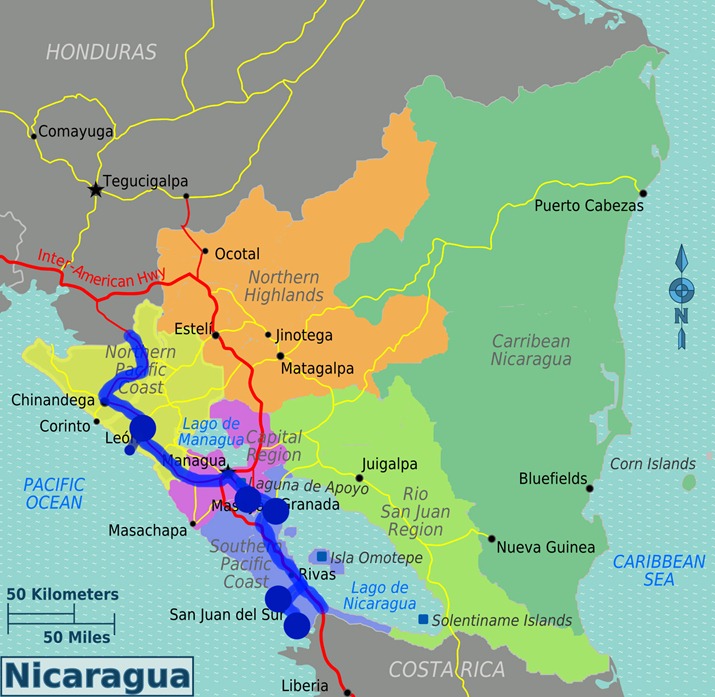 Nicaragua_regions_map copie