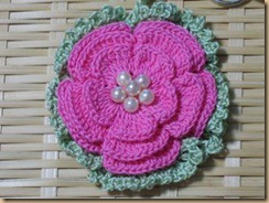 crochet 3D flower