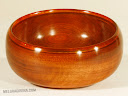 SOLD! - Bloodwood & resin, 9in. diam.