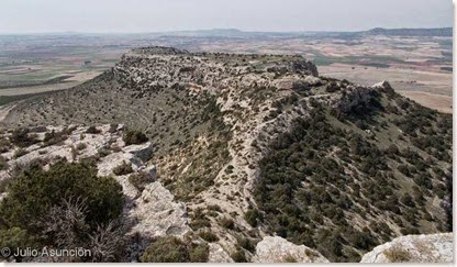 El Castellar de Meca desde la Sierra del Mugrón