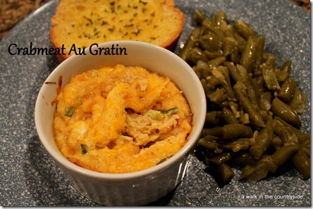 crabmeat au gratin recipe