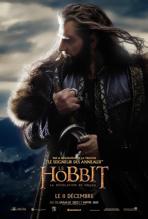 A hobbit Smaug pusztasága karakterplakátok a franciáktól 06