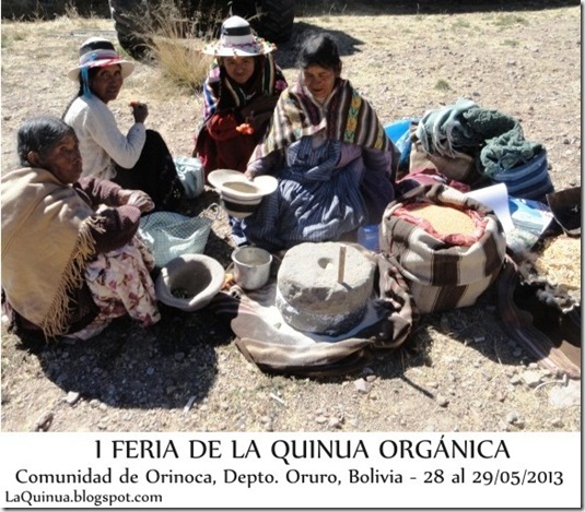 I Feria de la Quinua Orgánica - Com. Orinoca, Pcia. Sud Carangas, Depto. de Oruro, Bolivia - Laquinua.blogspot.com
