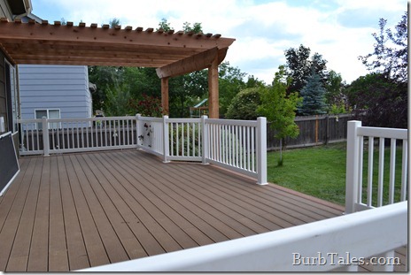 New composite deck and cedar pergola! New composite deck and cedar pergola!