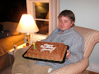 Jamey with his cake