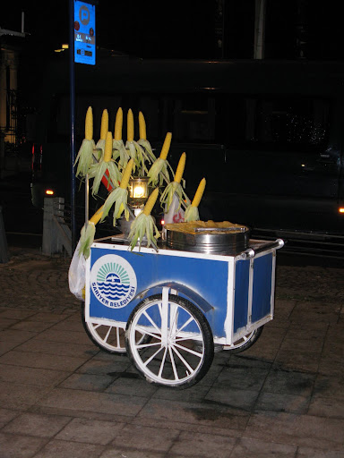 This corn peddler in the streets of Bodrum had a fantastic color palette.
