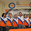 El líder Jimmy Jairala junto a los dirigentes del Frente de Juventudes y de las directivas provincial y cantonal