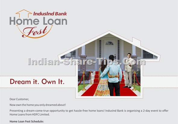 Indusind home loan festival