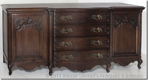 Antique Country French Linen Buffet