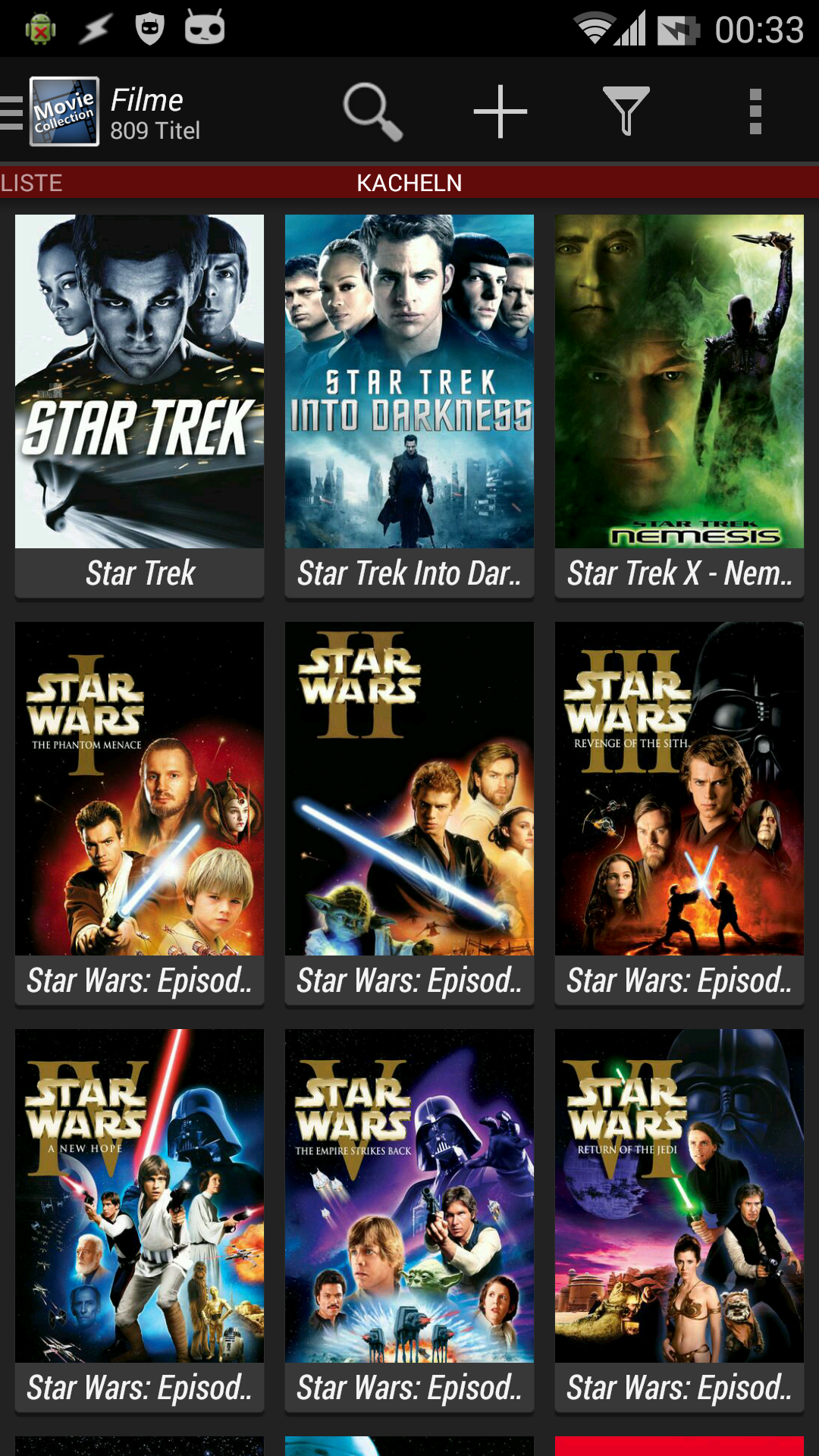 Android application Movie Collection screenshort