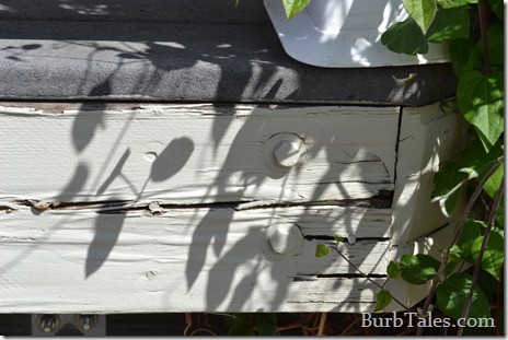 Rotting deck skirting Rotting deck skirting