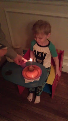 singing happy birthday to mommy