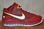 nike air max lebron 7 pe cavfanatic crimson 4 01 Nike Air Max LeBron VII Hardwood Classic Blue & CavFanatic PEs