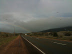 Jul 12 - Rainbow over the road