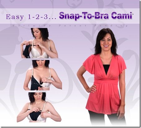 Cleava Snap to Bra Cami