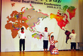 Day 4 (7:00 pm) - From left: Eleazar Fancubit, Sir Jerome Marzan, Joanna Teves and Sir Ervin Reyes of MCCID group perform "Esperanza", a Filipino Cultural Dance.