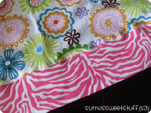 top stitch band to dress