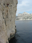 Falaise du Cap Morgioux, travers&eacute;e Bora Bora.