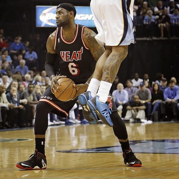 James Debuts New LeBron 11 Away PE and Soldier 7 in Memphis