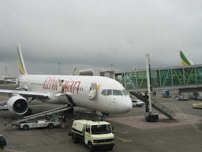 Just arrived in Bole International Airport in Addis Ababa on the morning of Aug 21st from Mumbai