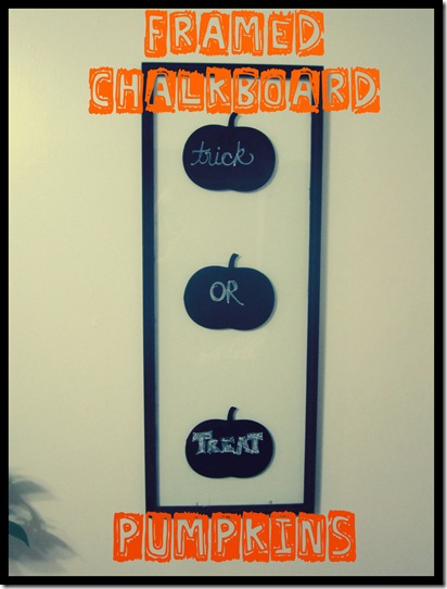 Framed Chalkboard Pumpkins (Krafty Kat) Framed Chalkboard Pumpkins (Krafty Kat)